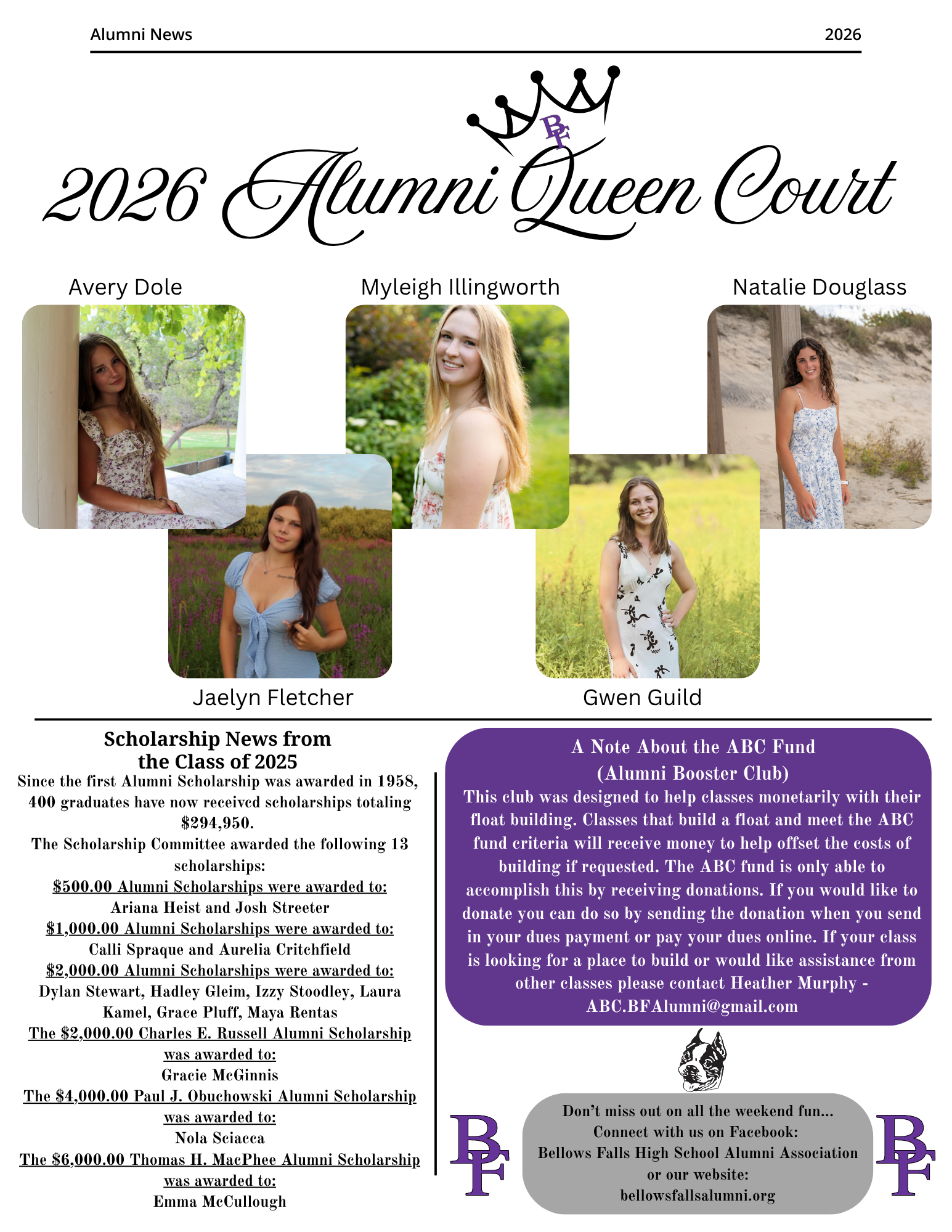 2026 Alumni Newsletter